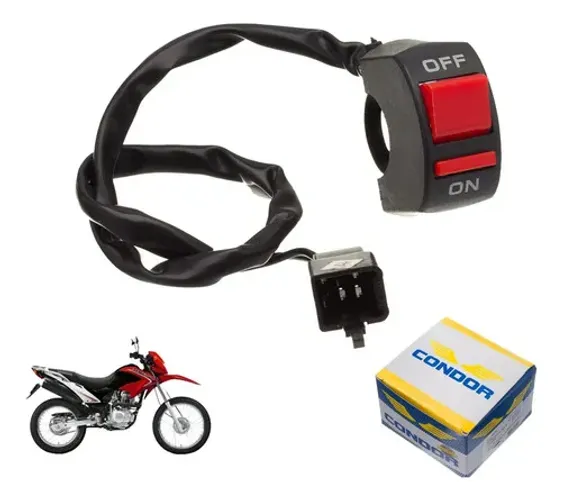 Botao Mata Motor Corta Corrente Bros 150 Ks 2006 2007 2008