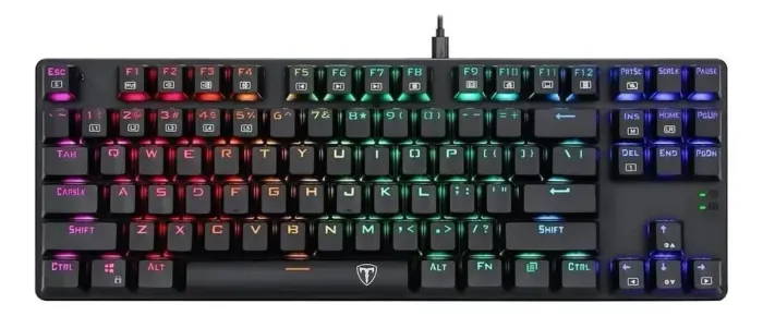 Teclado Gamer Mecânico T-dagger Tgk-315-bl Bora Rgb