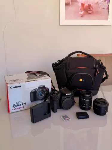 KIT CÂNON EOS REBEL T7i Digital Completo