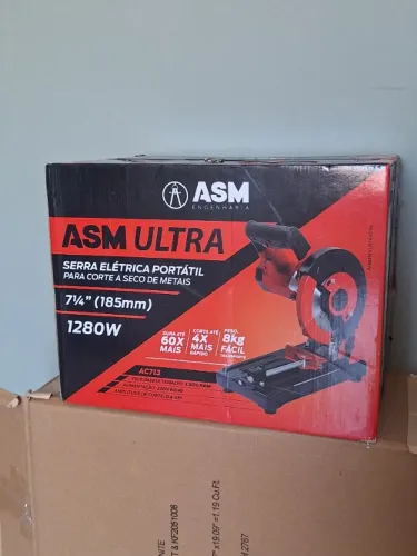 Serra Elétrica Portátil ASM Ultra AC713 ? Para Corte a Seco de Metais
