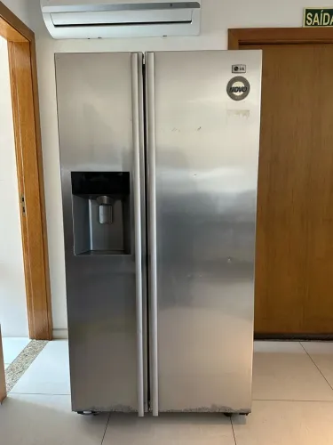 GELADEIRA LG SIDE BY SIDE 498L INOX ?