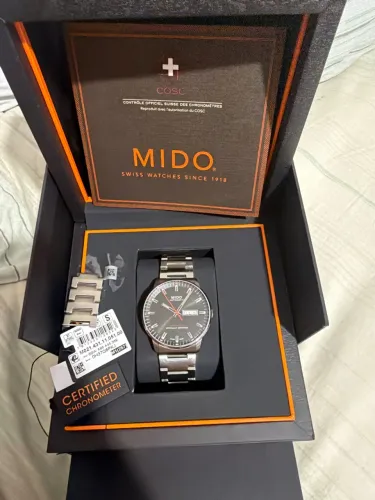 Relógio Mido commander III certificado chronometer