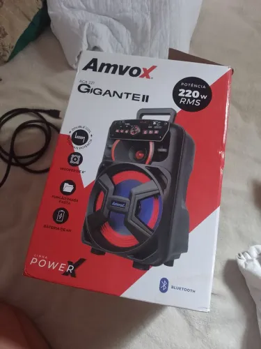 Caixa de som Amvox gigantinha II