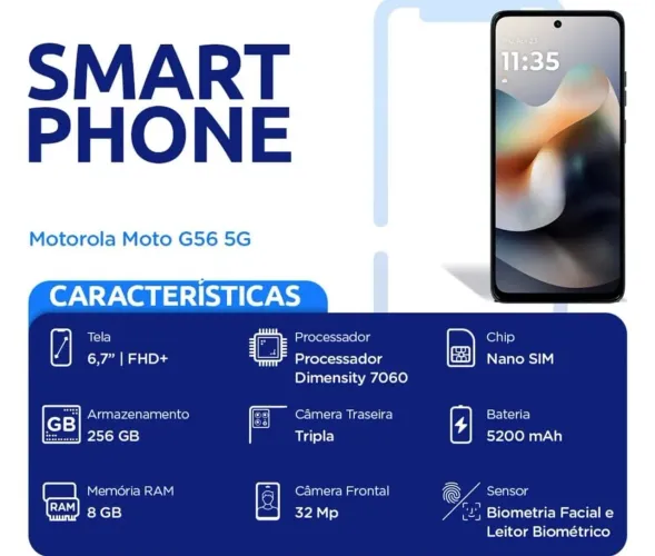 Moto g56 lacrado