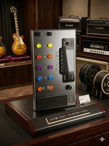 Pedaleira para guitarra e baixo line 6 HELIX LT usada excelente