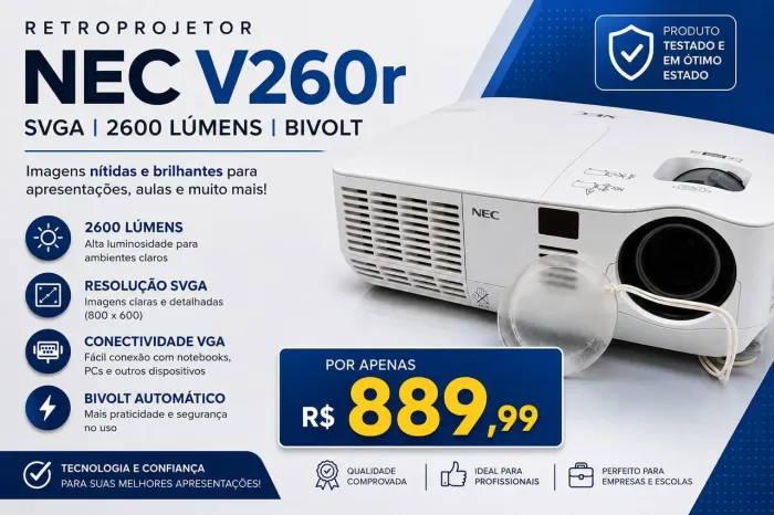 Projetor Nec 260r!