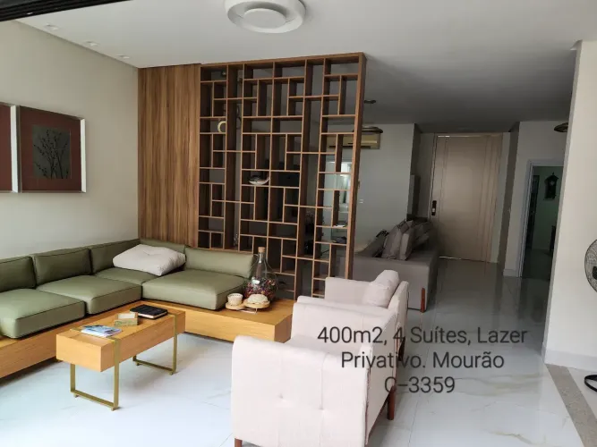 Renaissance Duplex alto padrão, 376m2, 3 salas, 4 Suítes, Piscina, Mobiliada. RUA PRINCIPA