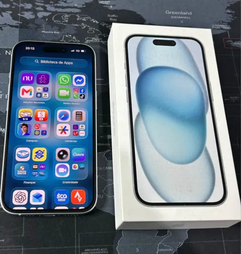 Vendo ou troco iPhone 15 novo na garantia 