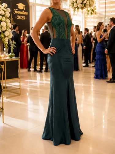 Vestido deslumbrante! Ótimo para formaturas e casamentos!