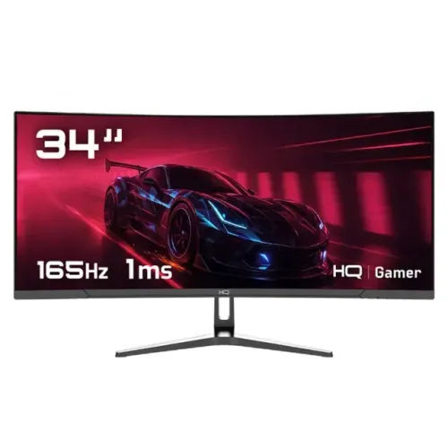 Novo! Não tiro 1 real. Monitor Gamer 34" Curvo 1ms, 165Hz, UltraWide (QHD) - HQ Premium