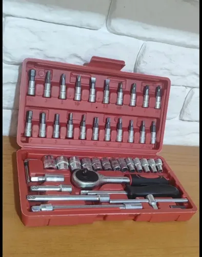Kit de Ferramentas 46 Peças com Maleta Organizadora