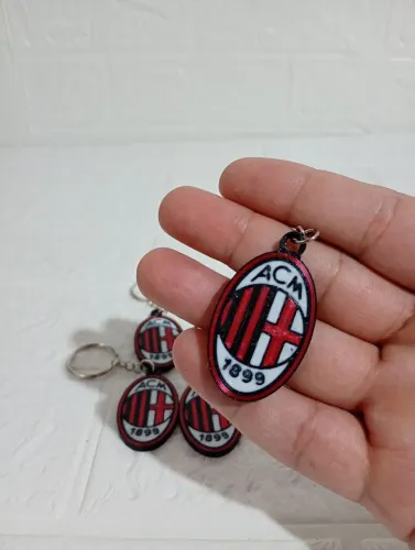 KIT 10 CHAVEIROS DO MILAN FEITO EM 3D