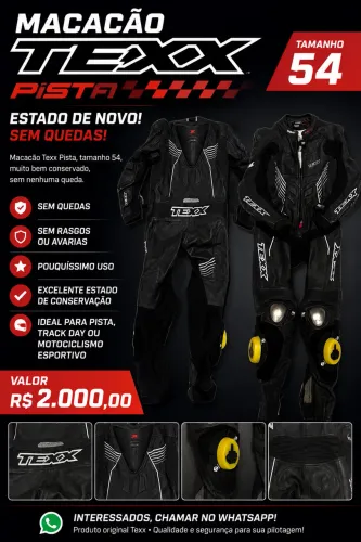 Macacão TEXX pista 54
