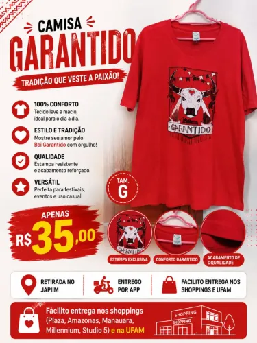 Camisa GARANTIDO 