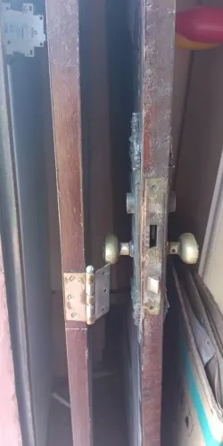 Porta imbuia 2 folhas