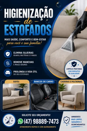 Limpeza de estofados 