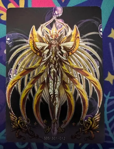 Carta Shaka de Virgem Armadura Divina Arte Especial Cavaleiros do Zodiaco