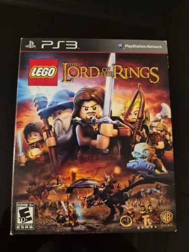 Jogo Lego Senhor dos Anéis PS3 Livreto Midia Física Original Usado