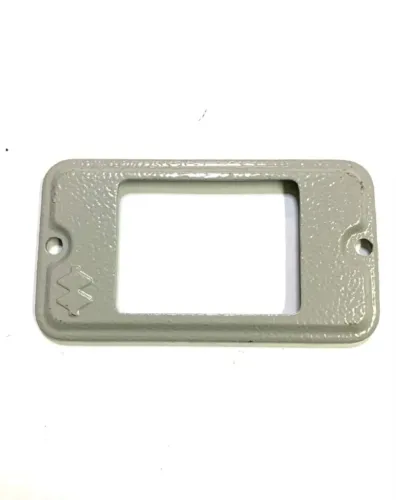 Tampa De condulete tomada dupla 1/2-3/4 Nr03 - Wetzel (pack C/ 7 Un)