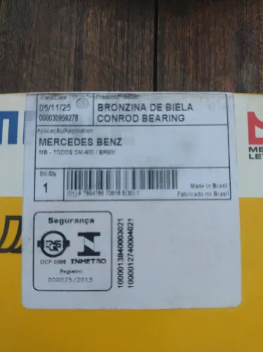 Bronzina casquilho biela MBB motor OM900 TODOS 904 926 ETC