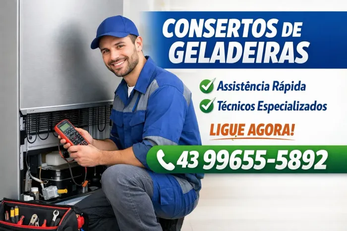 Conserto e venda de geladeiras 