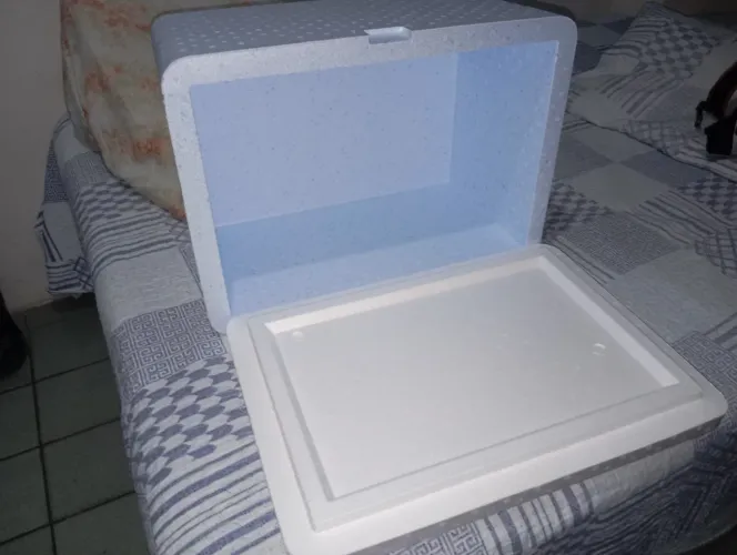 Caixa NOVA de isopor 45 litros