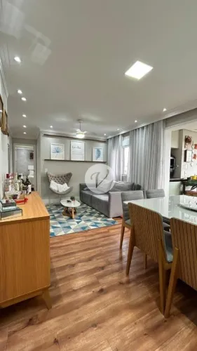 Apartamento em Condomínio Clube no Campestre 70 m², Vista Livre, Sol da Tarde e Lazer Com