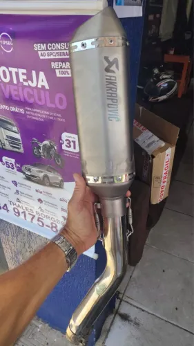 ESCAPAMENTO INOX ESPORTIVO HONDA XL/ TRANSALP 700 entre outras