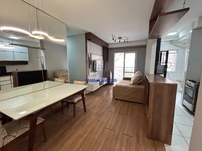 Apartamento alugar 2 quartos mobiliado AcquaPlay Marapé Santos SP