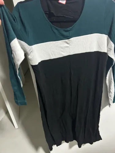 Vestido de Manga Longa 