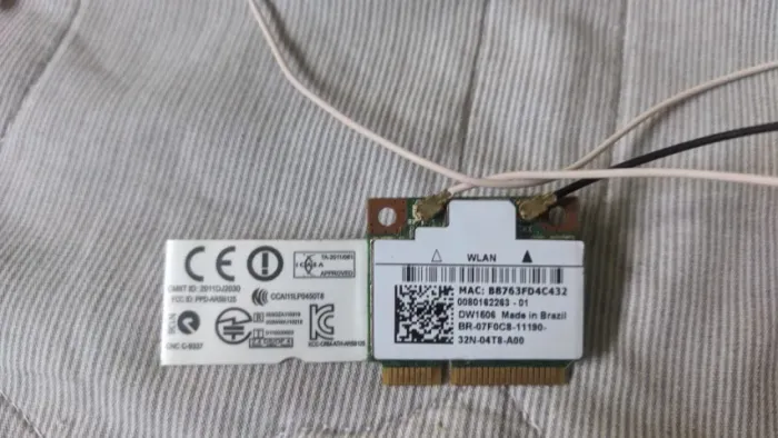 PLACA WIFI Mini PCIe DW1506 Qualcomm Atheros