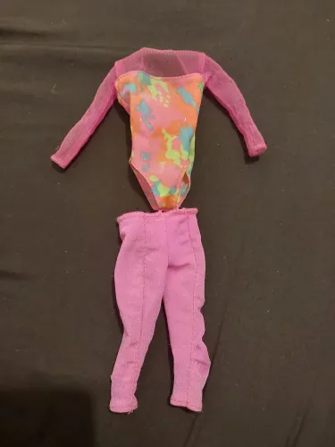 Roupa Barbie Ginasta anos 90