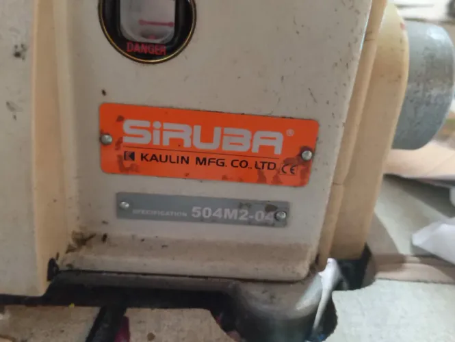 Overloque ponto cadeia siruba
