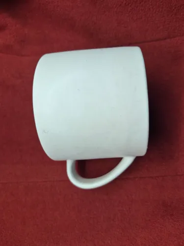 Caneca Cerâmica Branca CECILIA DALE ORIGINAL estilo "mármore"