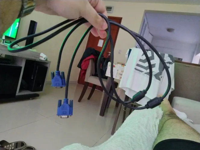 OPORTUNIDADE ÚNICA - CABO VGA PARA MONITOR DE COMPUTADOR - RARO