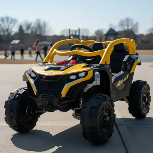 Carro Elétrico Infantil Quadriciclo Utv Controle Remoto Cor Verde,vermelho,rosa , amarelo