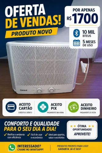 Ar condicionado novo