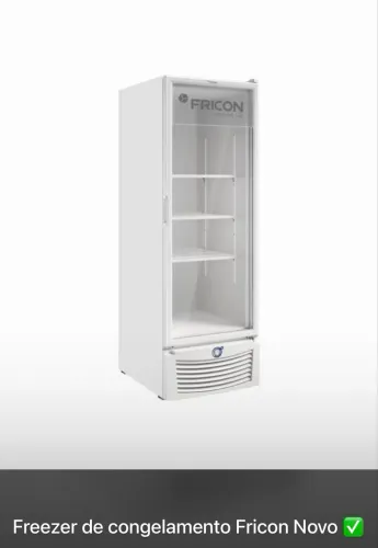 Freezer vertical de congelamento Fricon