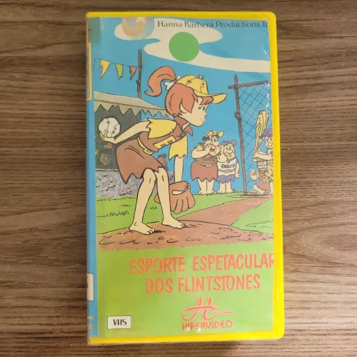 Fita VHS Esporte Espetacular dos Flintstones - 1985