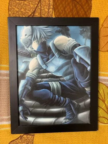 Quadros Geek Kakashi e Mário 