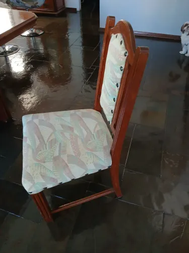 Mesa jantar colonial 6 cadeiras