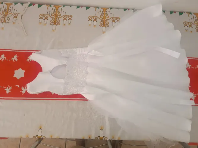 Vestido casamento para criança de 6 anos