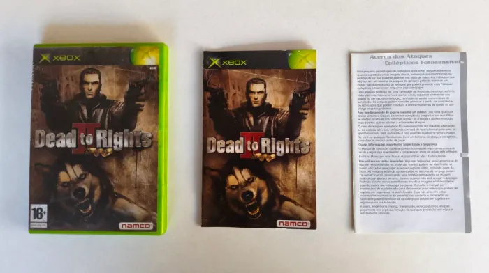 Jogo Dead to Rights II original Xbox Clássico