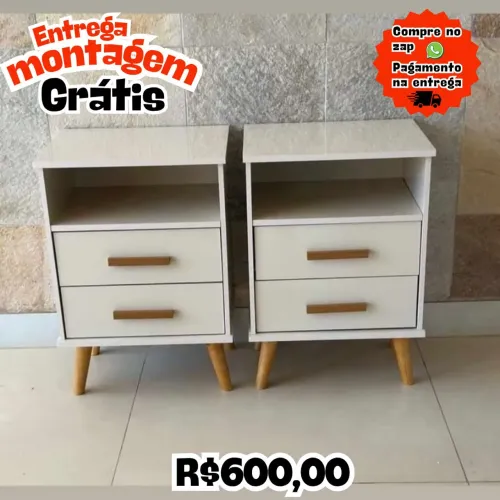 Conjunto mesa de cabeceira