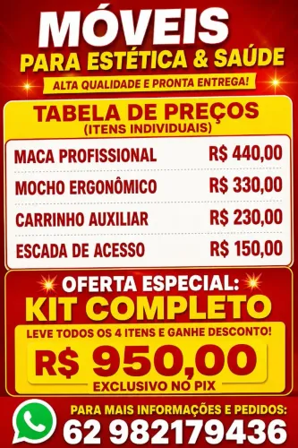 Macas mocho escada carrinho auxiliar ou kit completo