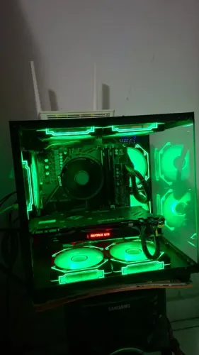 PC Gamer Completo Ryzen 5 + GTX 1070 + 32GB RAM | Gabinete RGB
