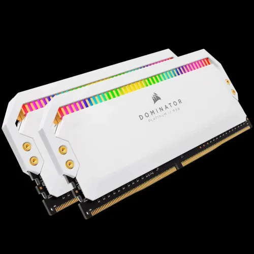 Memórias Corsair Dominator Platinum White Edition 2x16 - 32gb 3600mhz