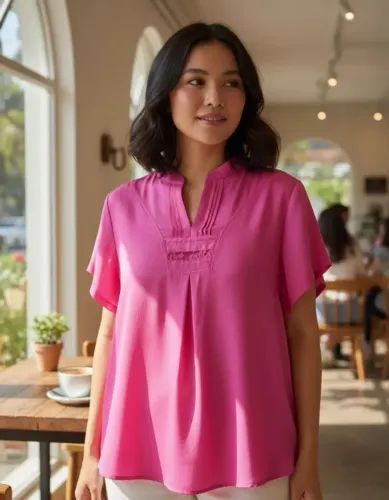 blusa feminina em 100% viscose