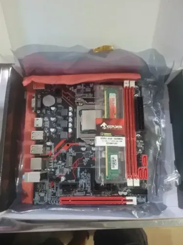 Placa mae + processador core i5 3570 +4gb ddr3 tudo novo so 399 temos ssd 120 240gb novos