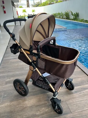 Kit 3x1 carrinho de bebê + bebê conforto / Club Baby